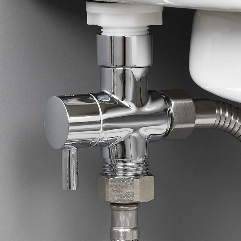 1pcs Shower Diverter Valve Bathroom Faucet Switch Valve Shower Tap Connector Splitter Water Diverter Valve Bathroom Accessorie