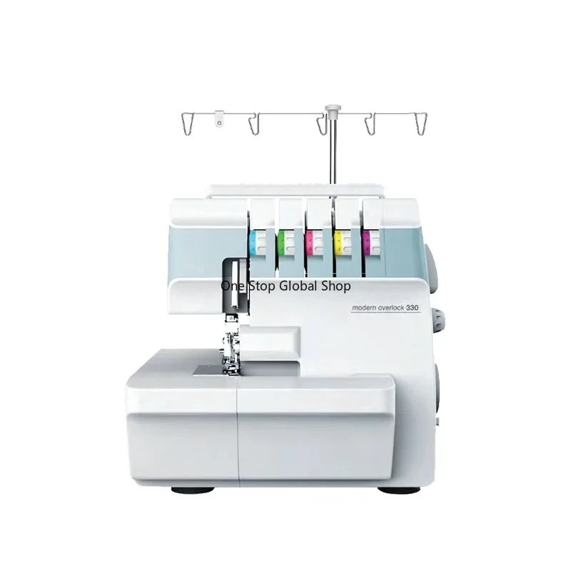 Rs-334 New Fully Automatic High-Speed 1200rpm Electric Multi Thread Overlock Sewing Machine for Home Use