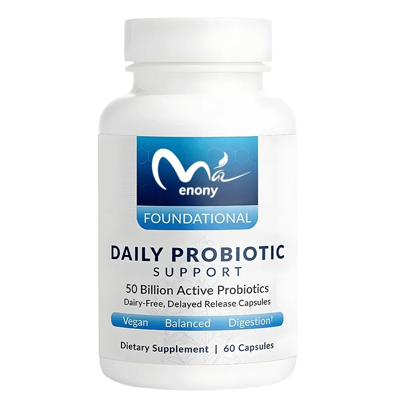 

Daily probiotic support promotes digestive health and immunity, intestinal health, and reduces bloating (60 capsules)