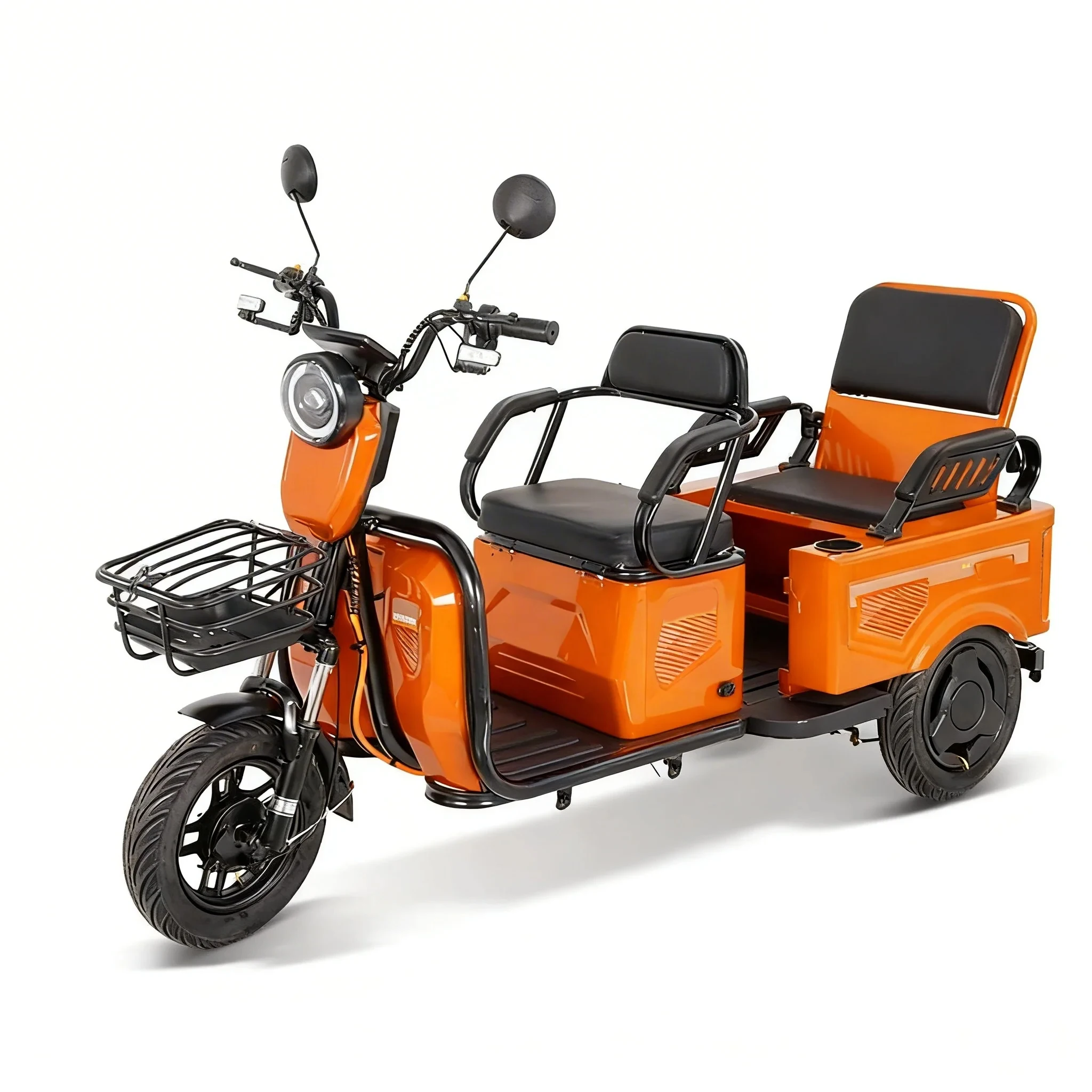 SXLL Hot Sale Lead Acid Battery Electric Motorcycles 3 Wheel  Adult Passenger Electro Tricycle for Family