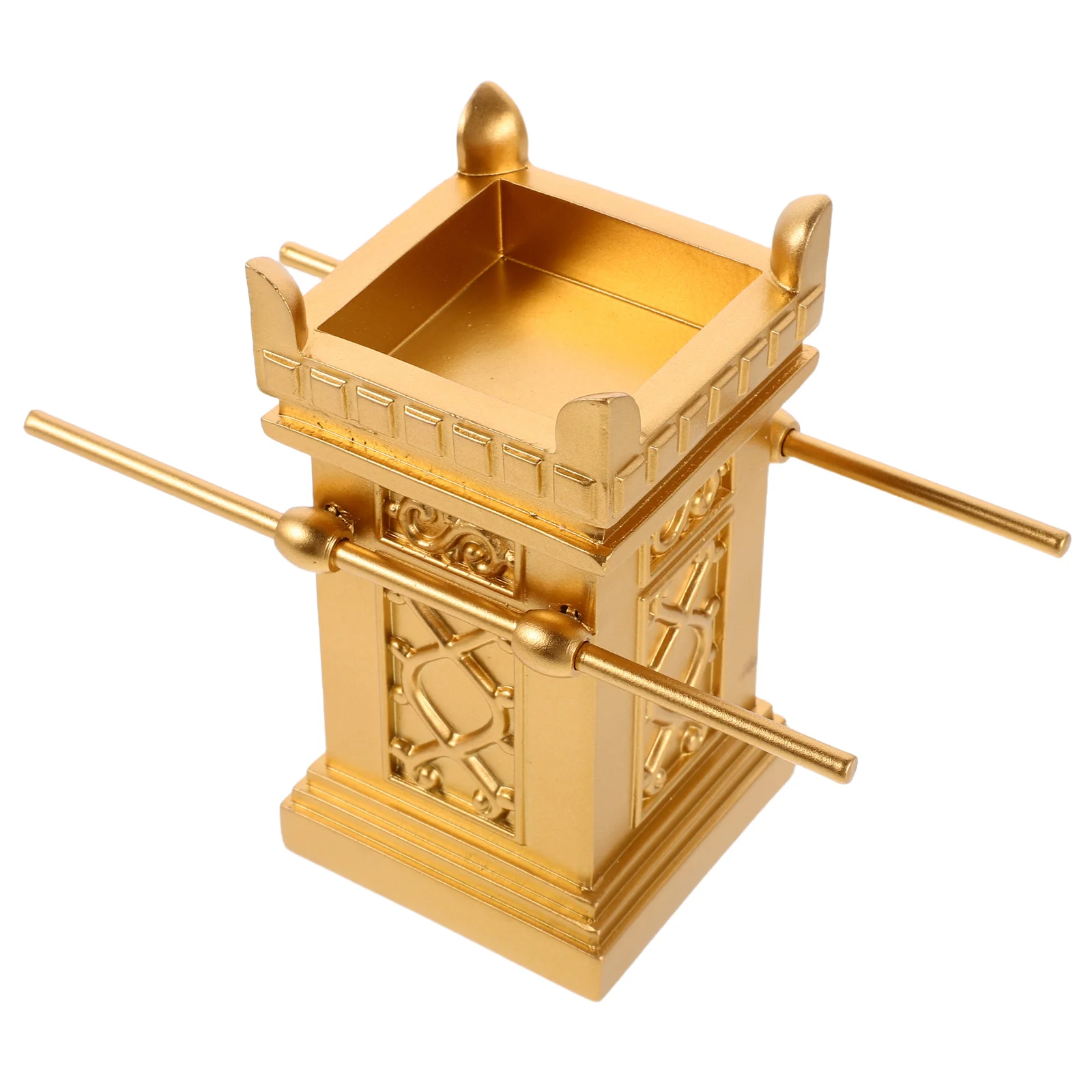 

Religious Decoration Golden Miniature Altar Wealth Blessing Table Centerpiece Fengshui Housewarming Gift Prayer Ornament Temple