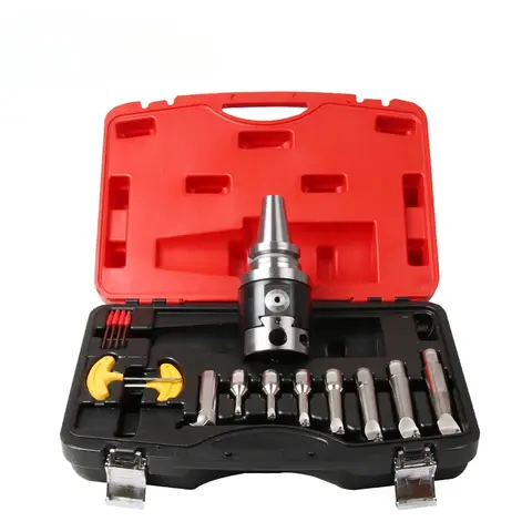 새로운 고정밀 BT40-NBH2084 CNC 0.01 실행 nout M16 마이크로 공구(BT 생크 포함) NBH2084 시스템 보링 헤드(8개 보링 포함)