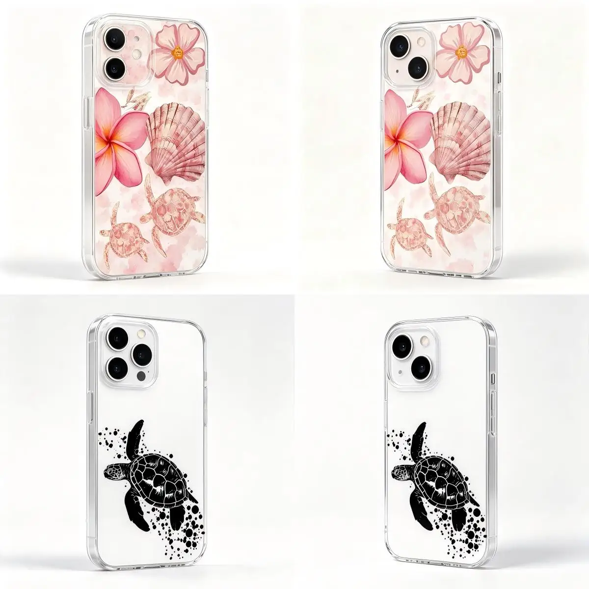 HOT Phone Case For Samsung Galaxy S26 S25 S24 S23 S22 S21 S20 FE Note20 Note10 Edge Plus Ultra Lite 5G Ocean Sea Turtle Floral