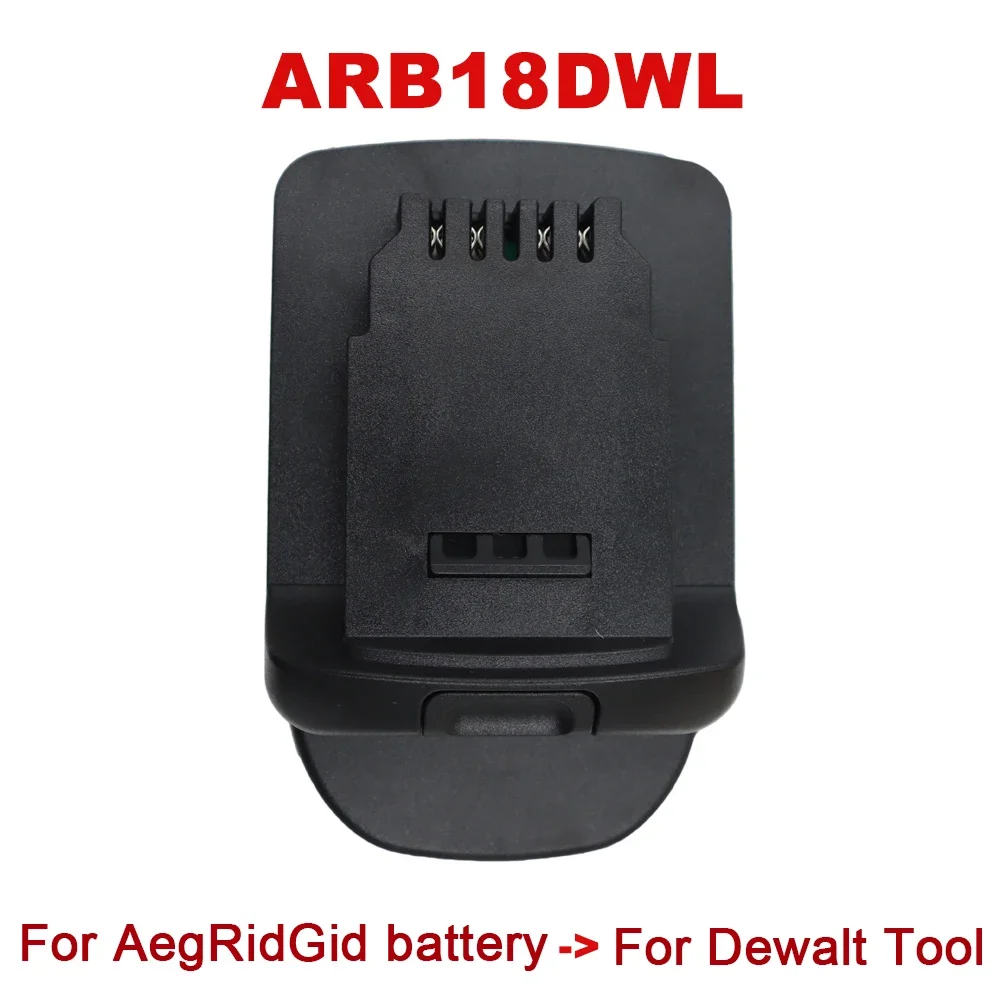 Convertidor adaptador ARB18DWL ARB18BSL ARB18MWL uso para batería Aeg RidGid para Makita para DeWalt para Bosch para herramienta eléctrica Milwaukee