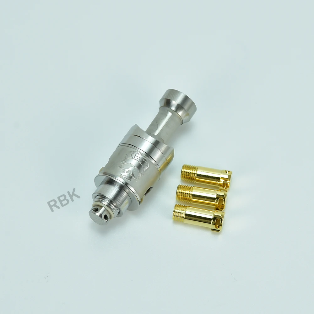 Wolfcoolvape Billet box mod Monarchy Mobb CipherSkull RBA vape Skull RBA 1.0/1.5/2.5/3.5mm Bridge 316ss replacement coil - gallery image 4
