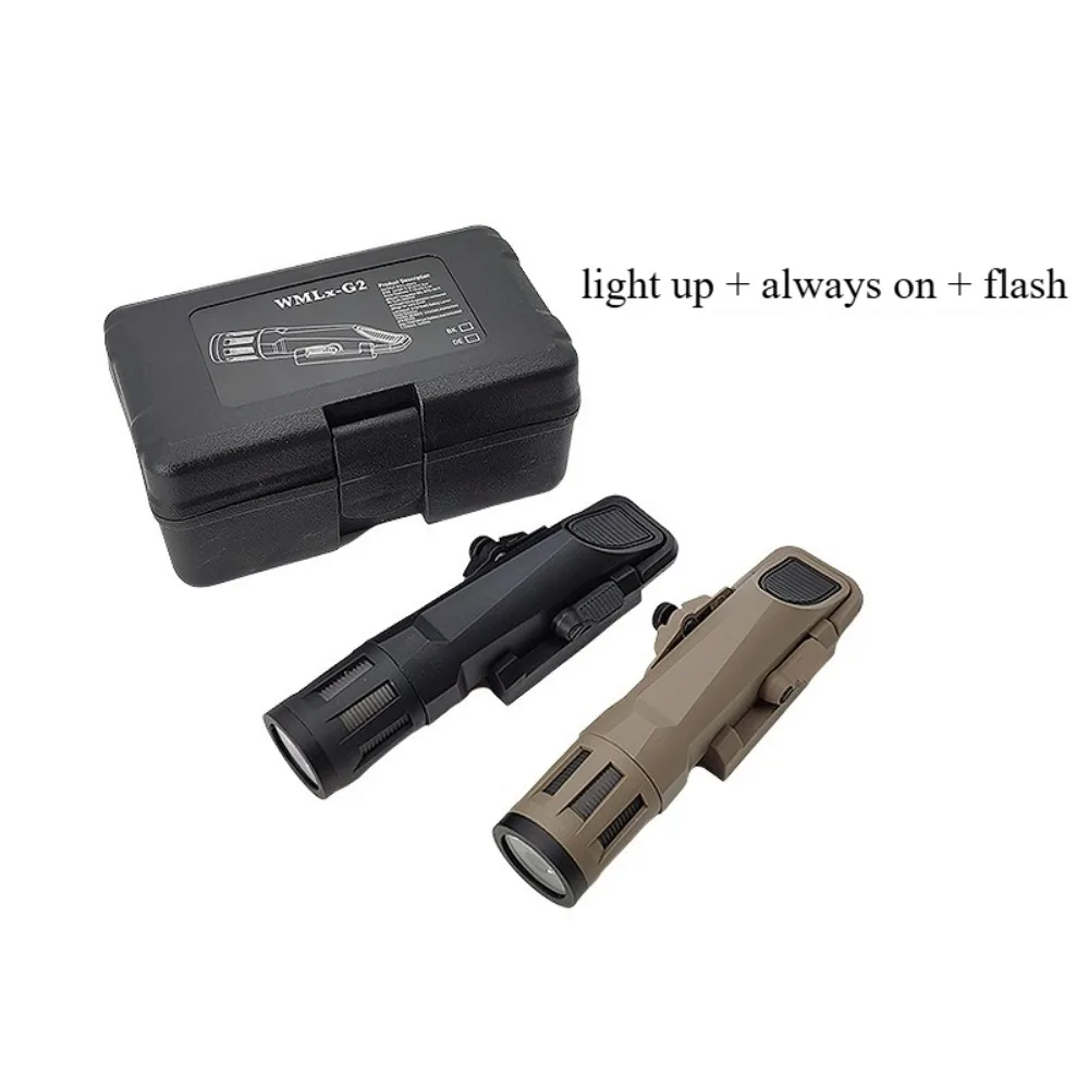 

WML-XG outdoor flashlight LED strong light lighting with stroboscopic nylon version flashlight suitable for 20mm guide rail