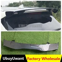 Rear Roof Wing Spoiler For Renault 4 MK4 rs ABS Glossy / Carbon Color Body Kit Accessories clio 4 sport tourer Spoiler 2013-2021