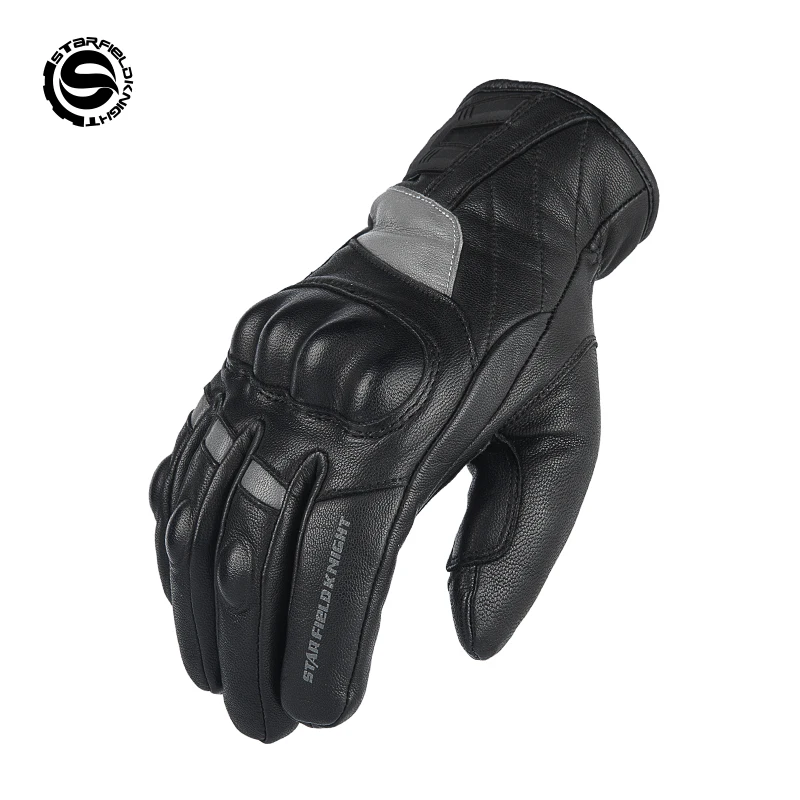 

Star Field Knight New Winter Warm Motorcycle Riding Gloves Waterproof Liner Carbon Fiber Palm Protection Non-slip Wear-resistant