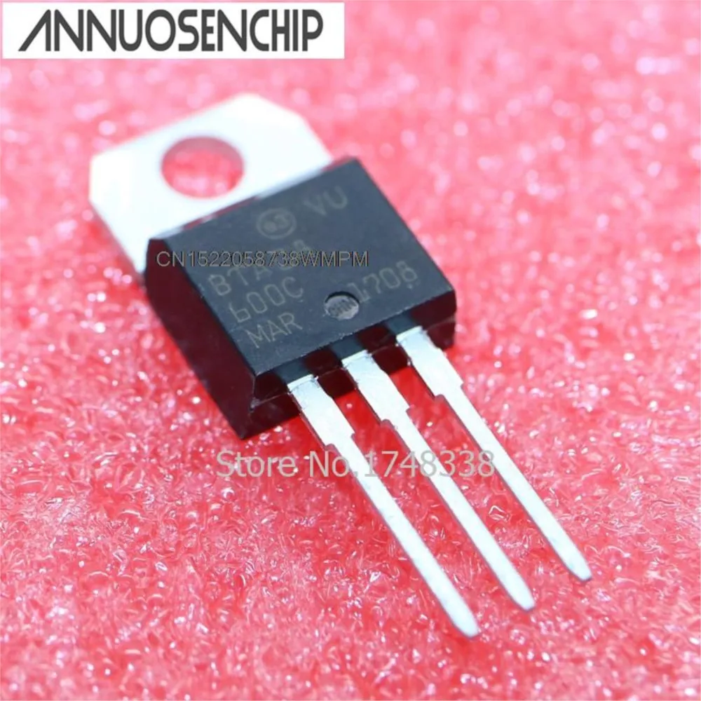 10PCS New and Original BTA08 TO-220 BTA08-600 BTA08-600B BTA08-600C