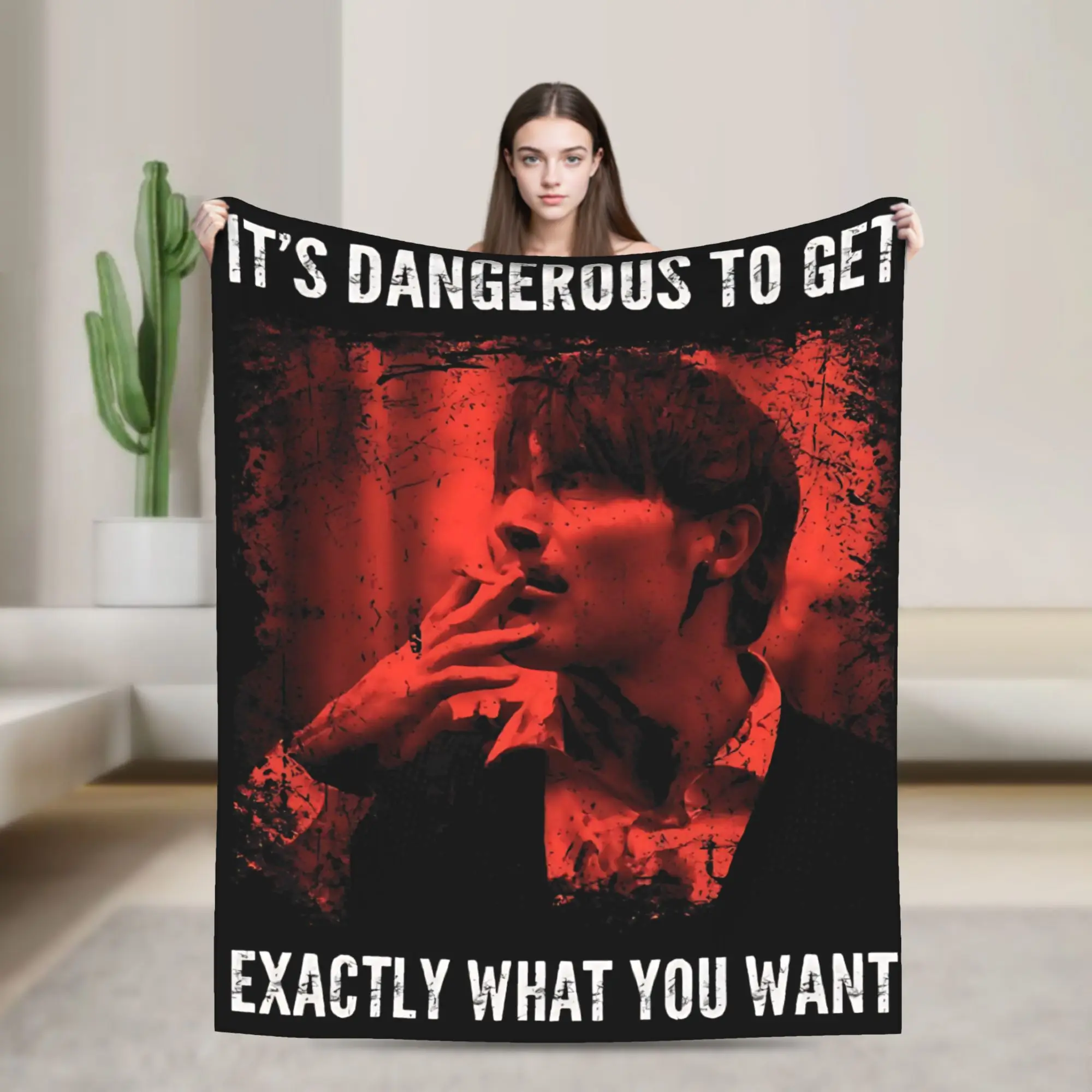 

Dark Elegance Hannibal Blankets Mads Mikkelsen Flannel Awesome Warm Throw Blanket for Chair Covering Sofa