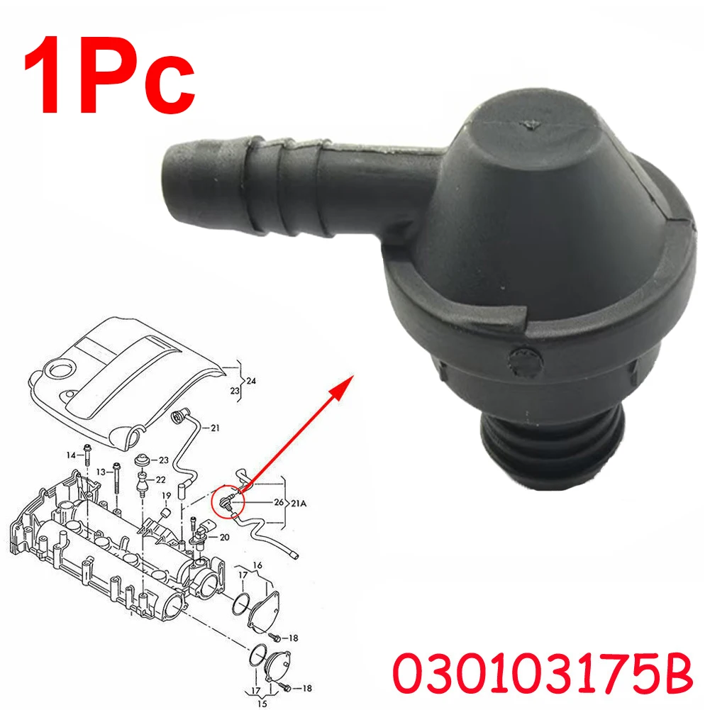 

1X Engine Breather Hose One Way Valve Vent 030103175B For AUDI A1 8X 2010-2015 A3 8P 2007-2013 1.2 1.4 TSI TFSI