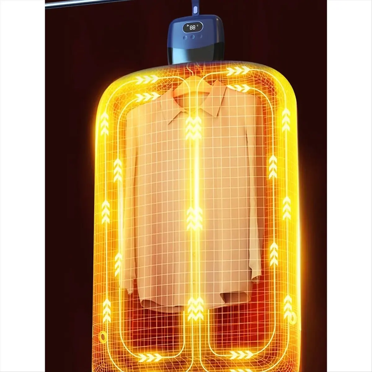 

T64C! Зеркало для макияжа с LED-подсветкой, вращающееся на 360 градусов, с магнитным управлением, три цвета, зеленое