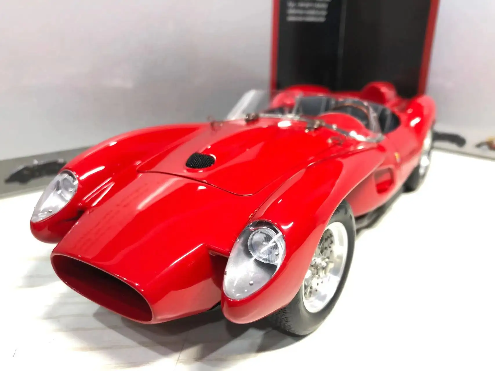 CMC-Modèle de voiture entièrement ouvert en alliage de métal, 1:18 250TR Testa Rossa 1958, simulation, édition limitée, cadeau jouet