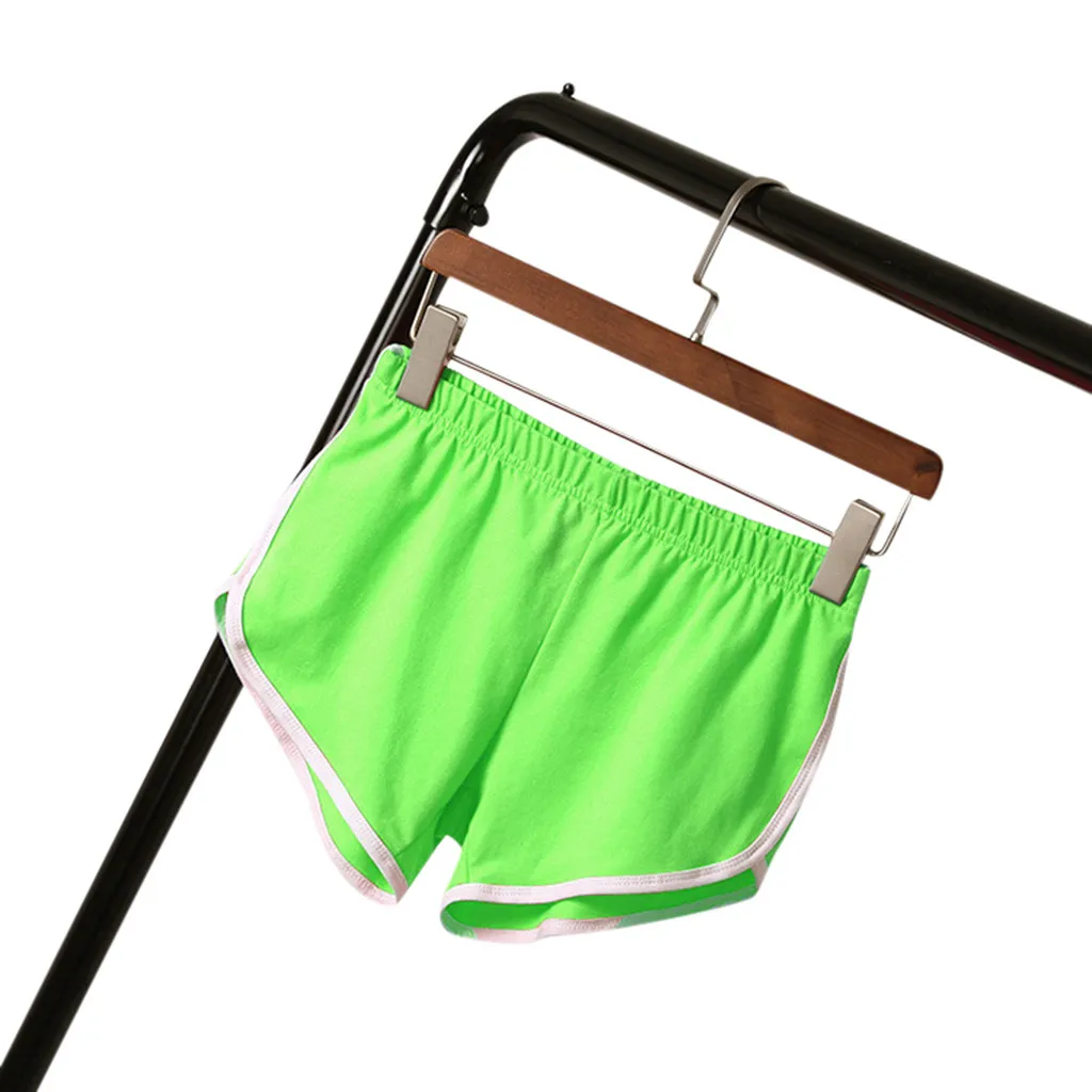 

Women's Home Casual Yoga Shorts Loose Workout Sports Pants Summer Solid Color Elastic Waist Fashionable Comfortable Shorts