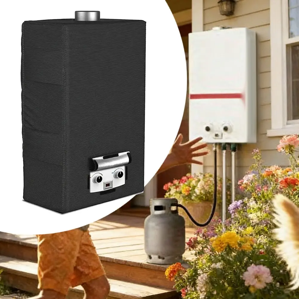 Camping Outdoor Shower Water Heater Cover Tankless Protector Water Heater Cover Foldable Storage Easy To Clean