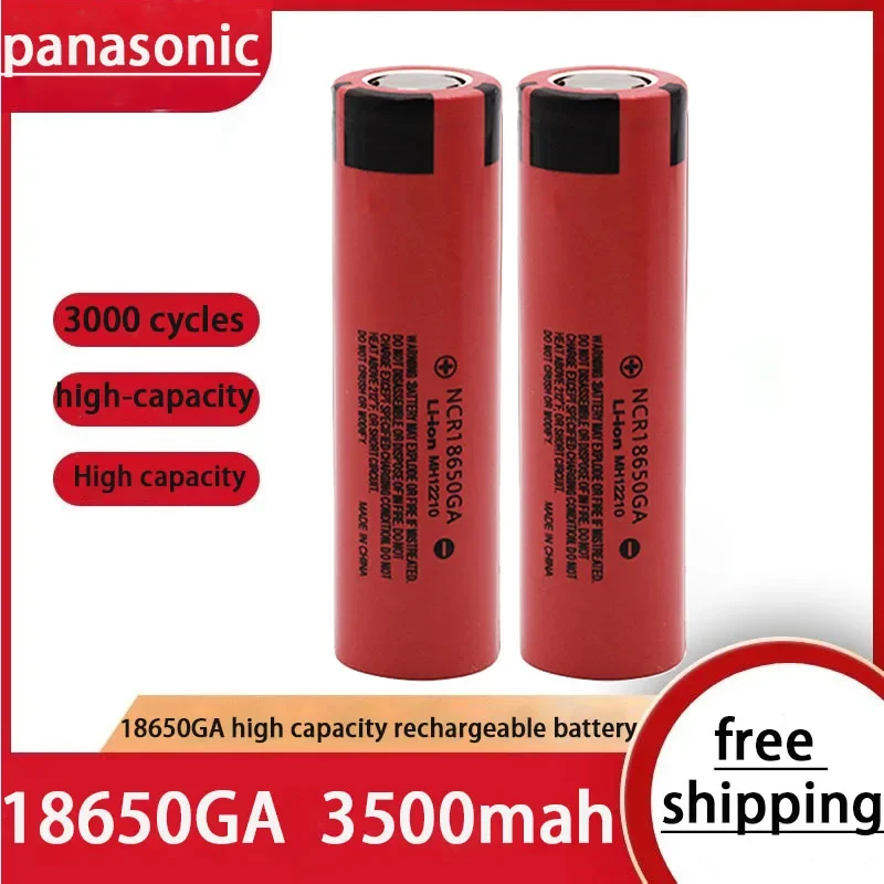 Panasonic NCR 18650GA 30A 3.7 V 3500mAh 18650 akumulator litowy płaski