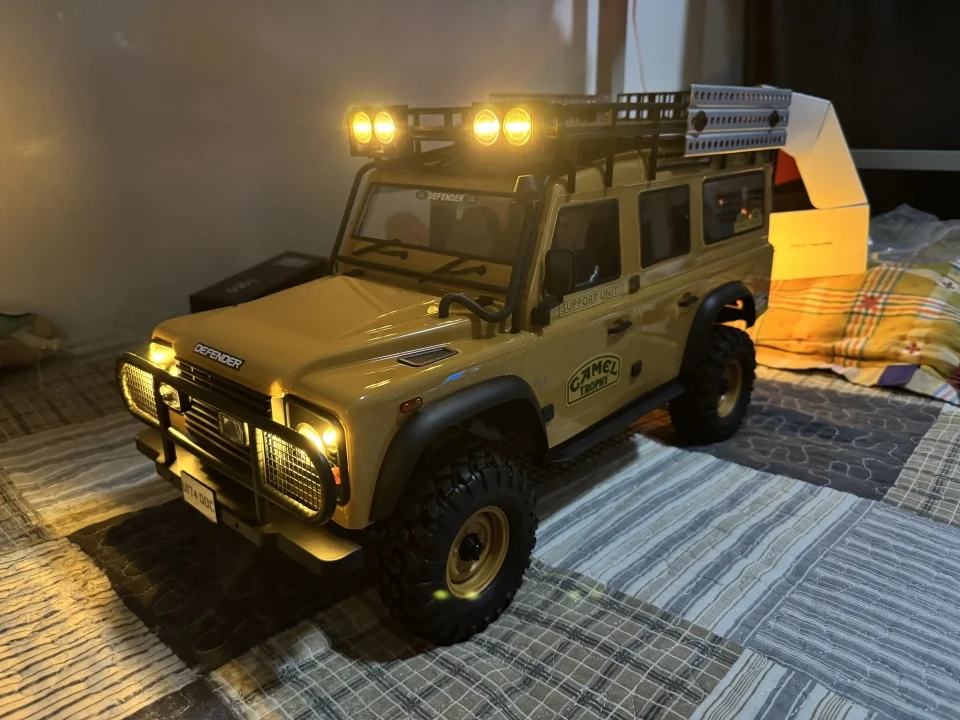 2025 Fms 1/10 キャメルカップ Fcx10 シミュレーション ランドローバー RCモデル ラジコン 電動 クライミング オフロード 車 おもちゃ ギフト