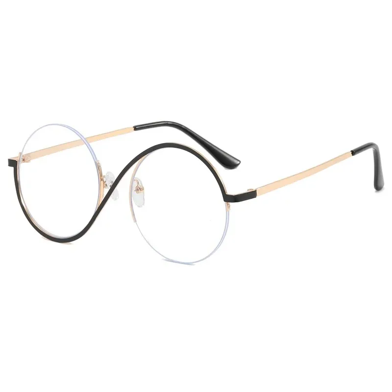 Movie Wicked Elphaba Cosplay Glasses Unisex Circular Round Frameless Wizard Sunglasses Halloween Carnival Eyewear Accessories