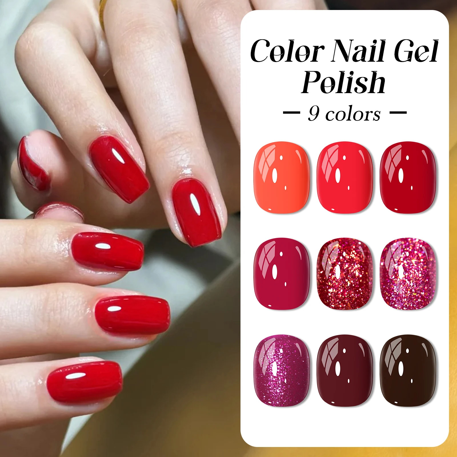 12 قطعة/المجموعة الخريف سلسلة جيل للأظافر هلام البولندية 12 الملونة النبيذ الأحمر شبه الدائم تحتاج معطف فوقي نقع قبالة جيل للأظافر الفن الورنيش #3