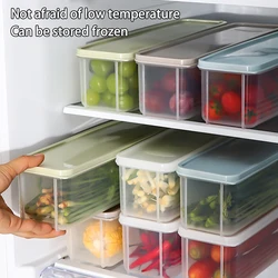 Sealed Noodles Crisper Plastic Noodles Spaghetti Box Kitchen Refrigerator Storage Box Food-Grade Noodle Storage Box