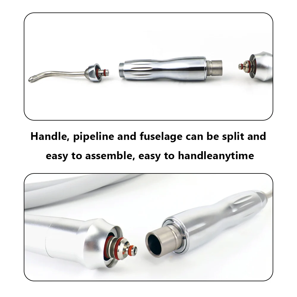 Dental Teeth Cleaning Sandblasting Machine 2Hole Air Prophy Device Teeth Whitening Polishing Equipment  material dental