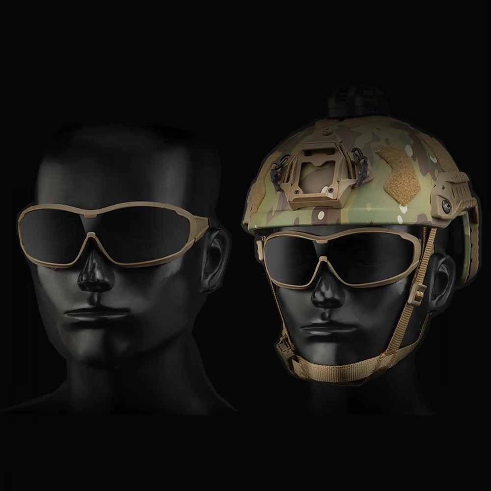Gafas tácticas polarizadas UV con protección para airsoft y moto