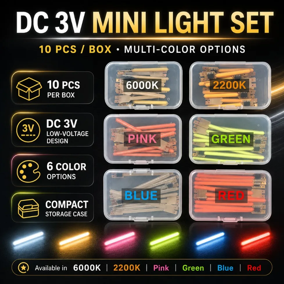DV 3V 5 Modes LED COB Filament Diodes Multicolor Meteor Shower Flowing Water Flame Effects for DIY Edison Bulb Replacement Parts