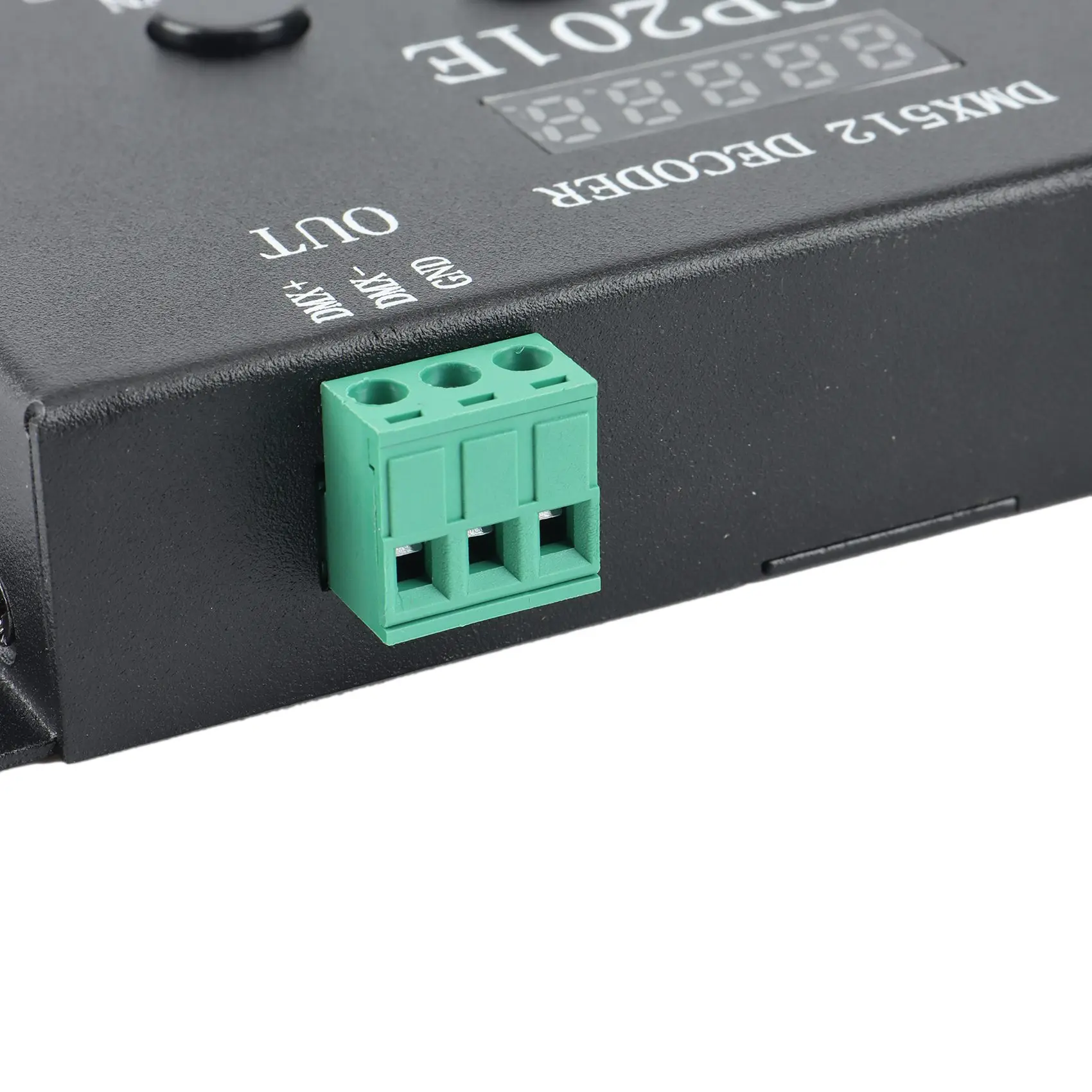 Controlador de tira de píxeles LED RGB ABGI-SP201E, decodificador DMX512 compatible con 3072 canales, Compatible con una variedad de Ics