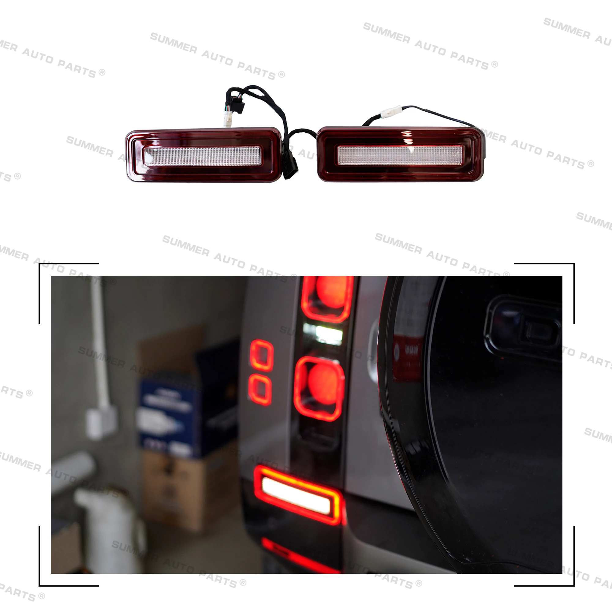 Auto Parts Car Accessories Lamp Led Turn Brake LED Rear Tail Light for Land Rover New Defender 90 110 130