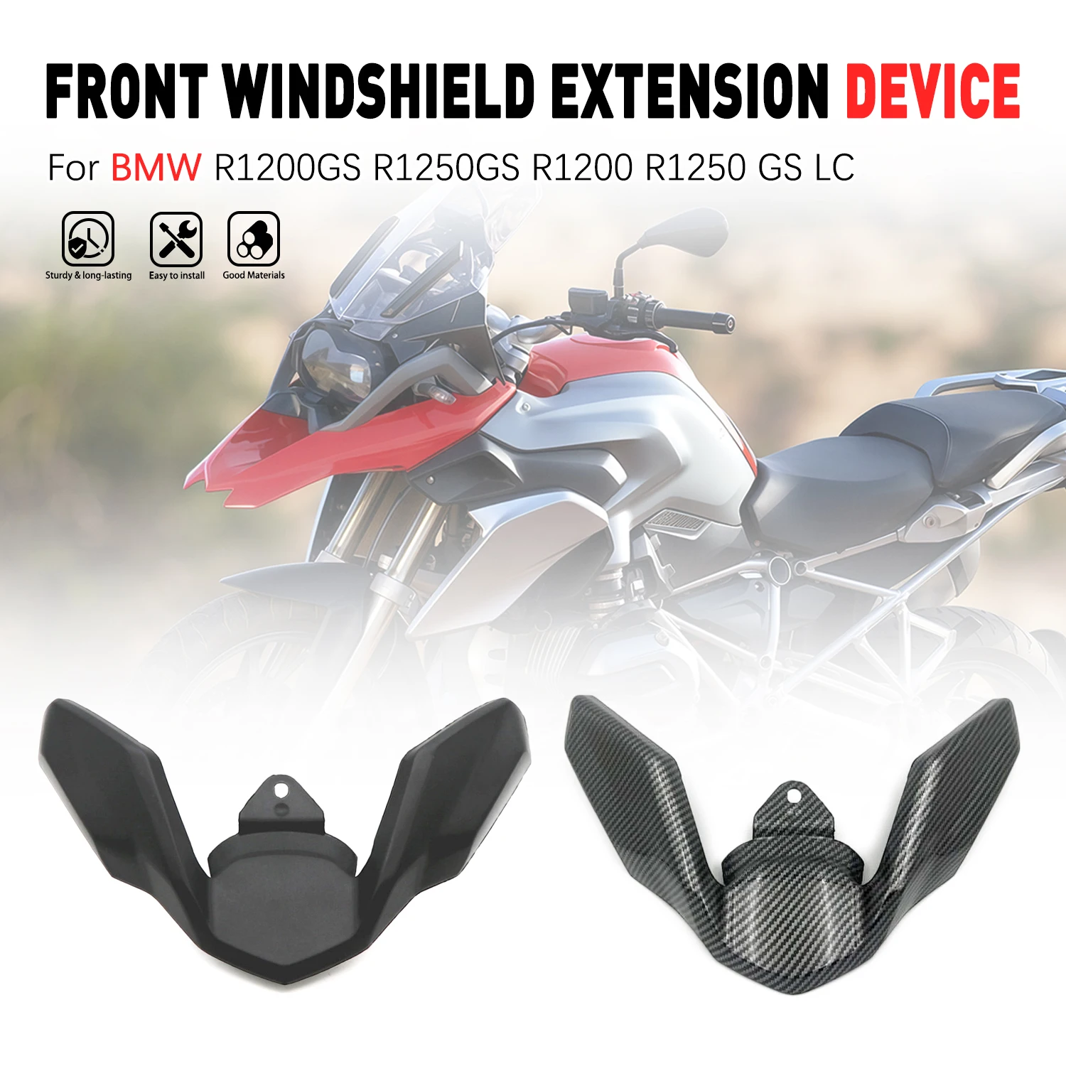Für BMW R1200GS R1250GS R1200 R1250 GS LC 2018-2022 R 1200 1250 GS Motorrad Frontverkleidung Erweiterung Schutzabdeckung