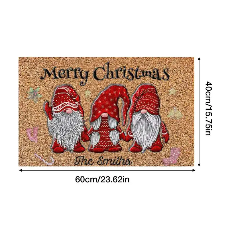ตกแต่งคริสต์มาสประตู Merry Christmas Kitchen Doormat Xmas Party Santa Claus Snowman พรม Navidad เครื่องประดับพรม
