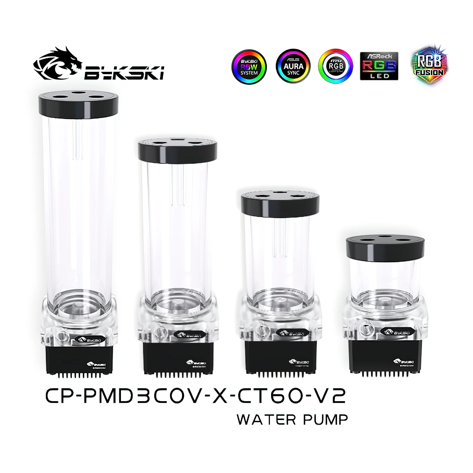 Bykski 60mm Integrated Reservoir Water Cooling Pump 700L CP-PMD3COV-X-CT60-V2 