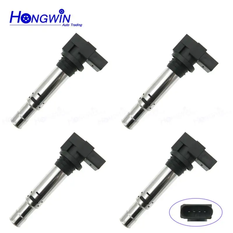 

036905715 4Pcs Ignition Coil For Golf JJetta Bora BBeetle PPolo Cc Eos Passat Sharan Tiguan A1 A3 Octavia 1.6 1.4T 036905715D