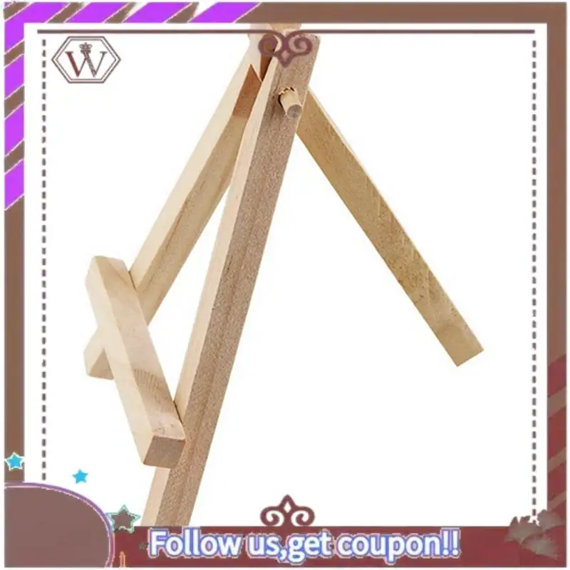 ABBG-40 Mini DIY Wooden Frame Artist Wooden Easel Wedding Table Card Stand Display Stand Party Decoration 15X8cm Easel