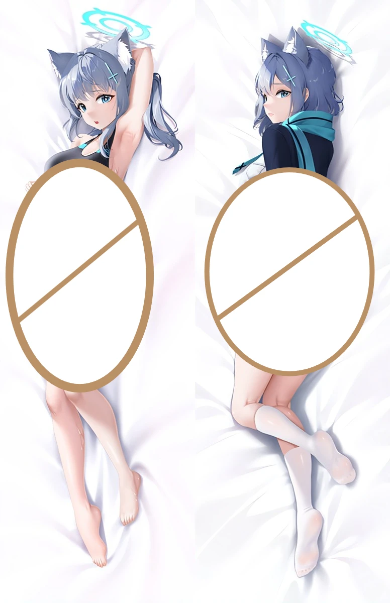 

Синий архив Otaku Hing, подушка для сна, наволочка для тела