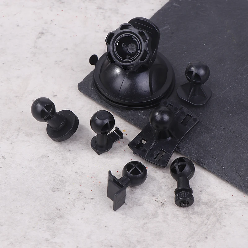 Car Suction Cup For Dash Cam Holder Vehicle Video Recorder With 6 Types Adapter Car Drive Recorder Bracket Base