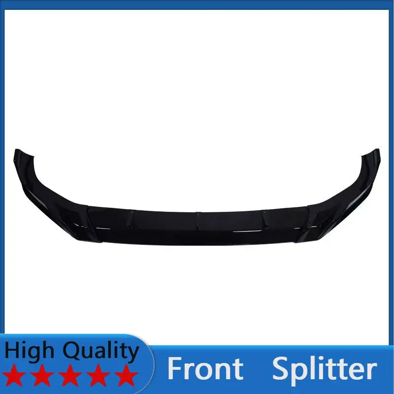 

For BMW X7 G07 M Sport 2023-2025 Front Splitter Bumper Lips Spoiler Body Kit Accessories GT Style Competition Style 3pcs