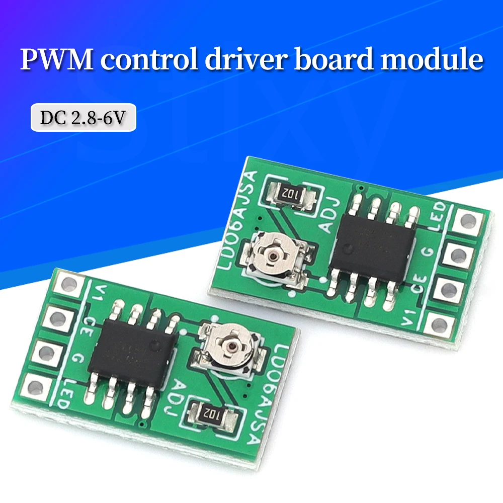 DC 3,3 V 3,7 V 5 V LED-Treiber 30–1500 mA Konstantstrom einstellbares Modul PWM-Steuerplatine für USB-LED-Taschenlampe 18650 Li-Ion