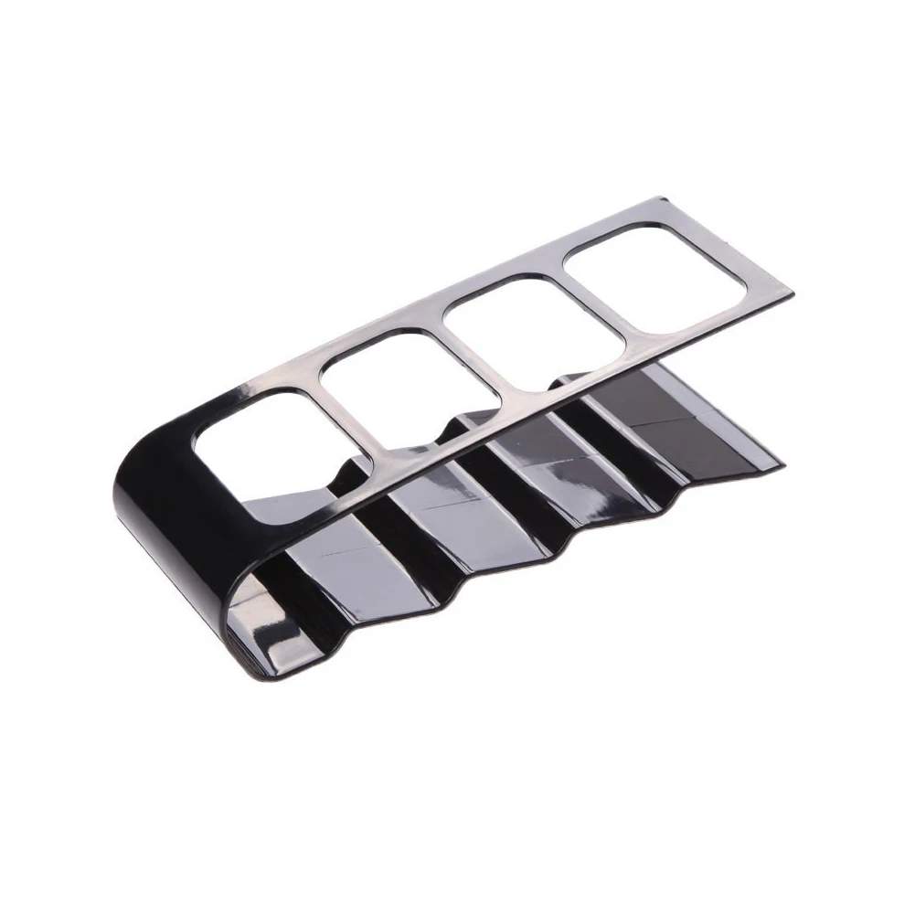 |N06R NEW|  TV DVD Remote Control Holder Stand Rack Storage Organiser Shelfs (Black)