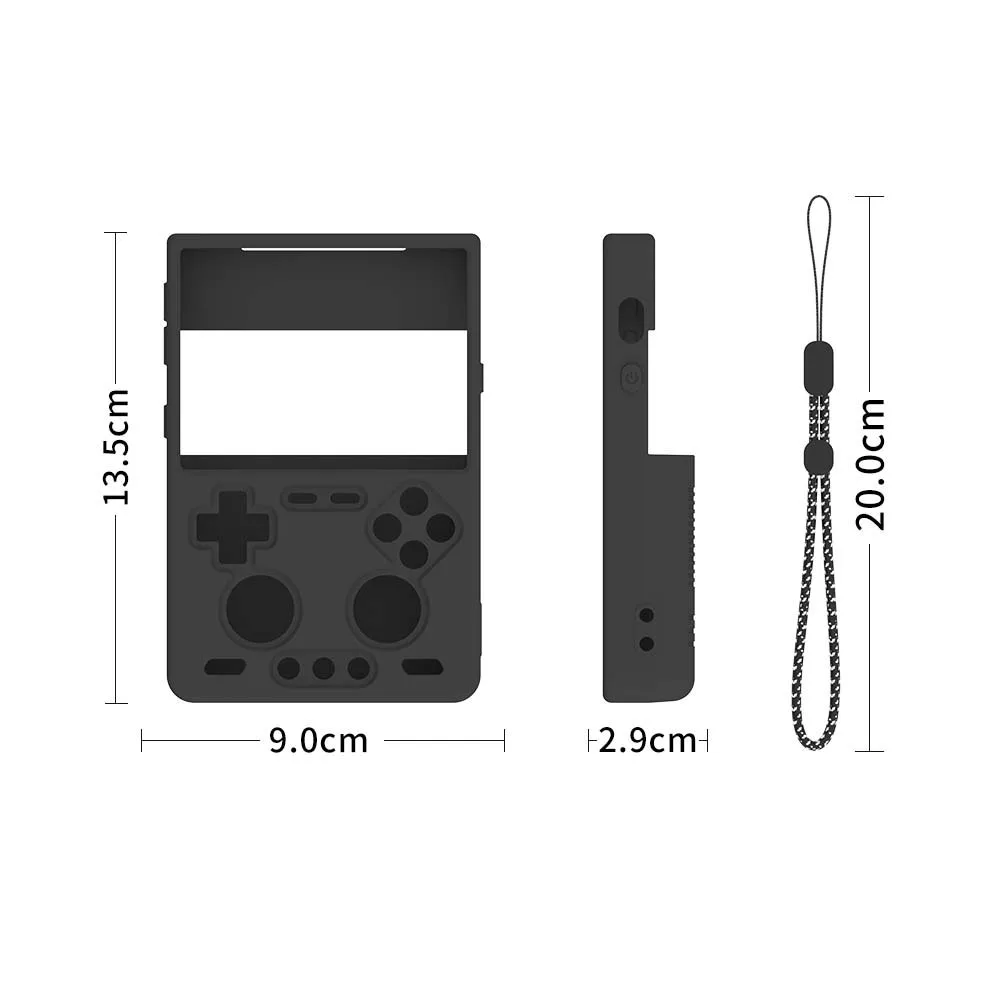 Silicone Protective Case For TRIMUI Brick Pro Shockproof Anti Scratch Waterproof Washable Soft Skin Cover Stay Clean Stay Fresh