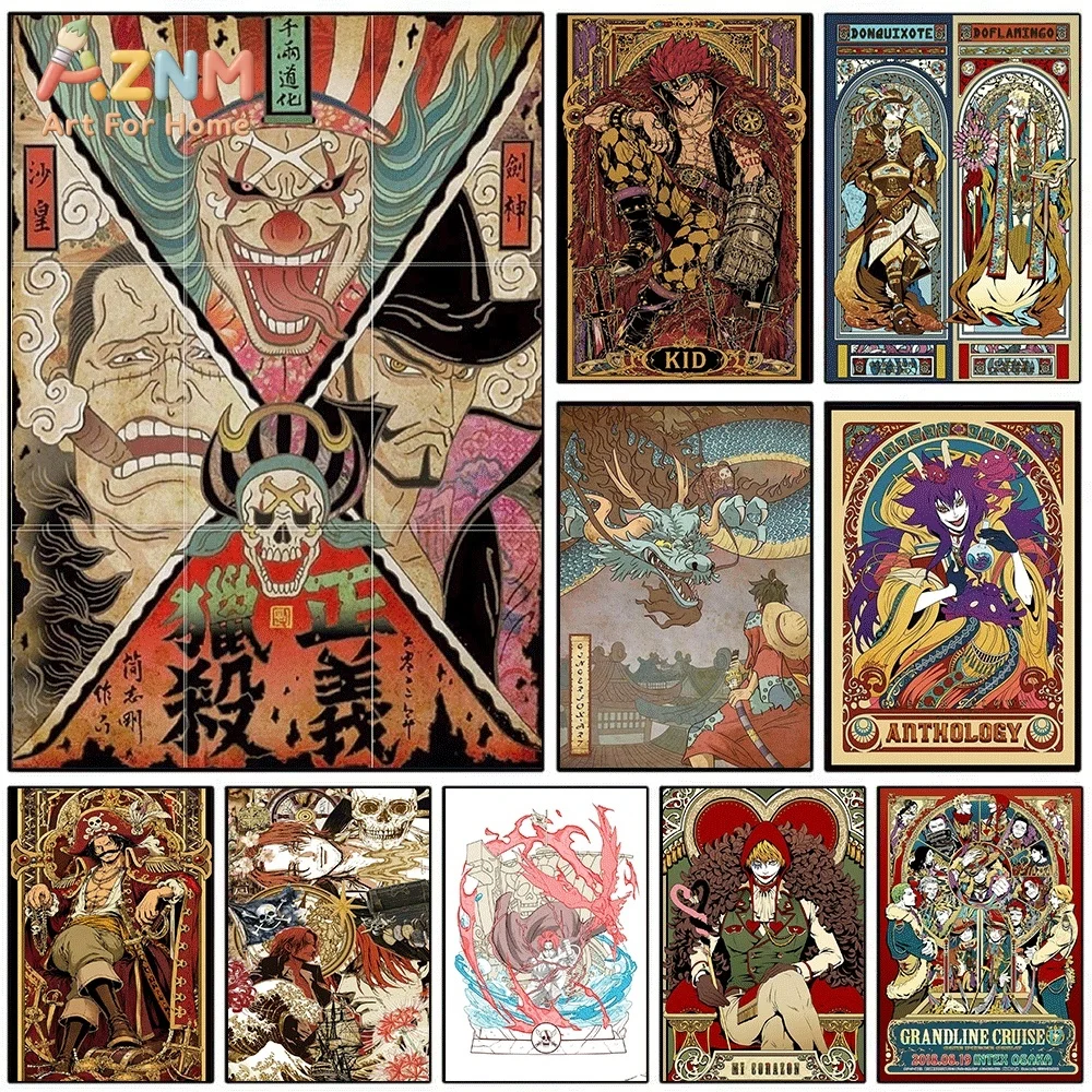 Photography Pose - One Piece Anime Canvas Wall Art