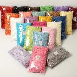 500g/1000g Colorful Chopped Raffia Filler Crinkle Paper Colorful Birthday Gift Box Filling Party Wedding Christmas Decoration