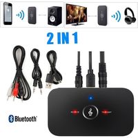 Upgraded Bluetooth 5.3 Audio Transmitter Receiver RCA 3.5mm AUX Jack USB Dongle Music Wireless Adapter For Car PC TV Headphones