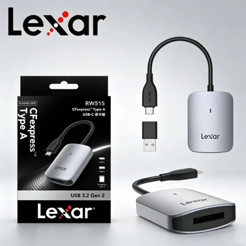 

Lexar RW515 CFexpress Type A Card Reader USB 3.2 Gen 2 Type C Type A 900MB s High Speed CFe A Memory Card Adapter for Camera