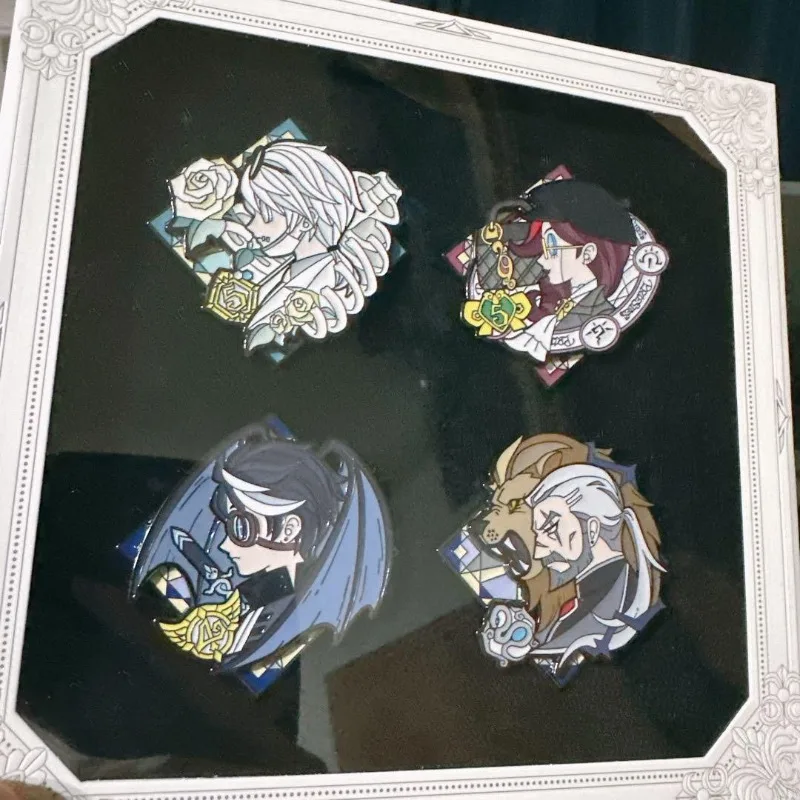 

Identity V Ezop Carl Fiona Gilman, булавки, крутые броши, значок, булавка для рюкзака, аксессуары для одежды, подарки на день рождения с героями мультфильмов