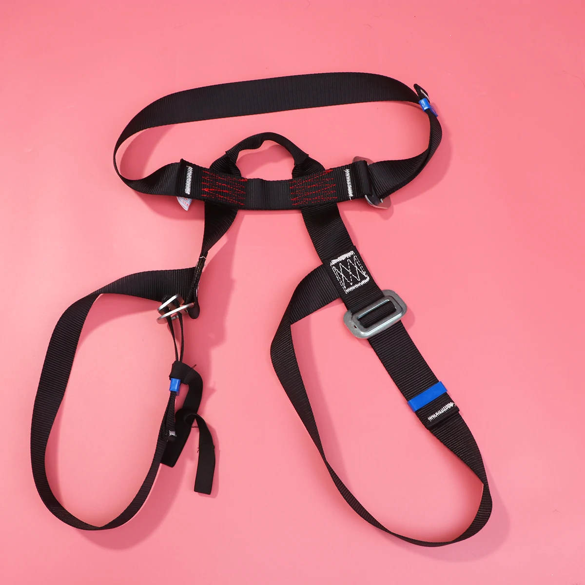 Cintura di sicurezza per imbracatura da arrampicata ad alto carico per alpinismo Arrampicata sugli alberi Sport all'aria aperta Anelli per gambe in vita regolabili