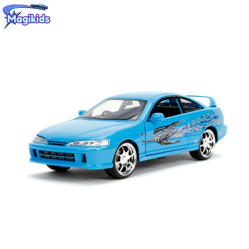 Jada 1:24 Fast and Furious Mia’s 1995 Acura Integra Diecast Metal Alloy Model Car Toys for Children Gift Collection J28