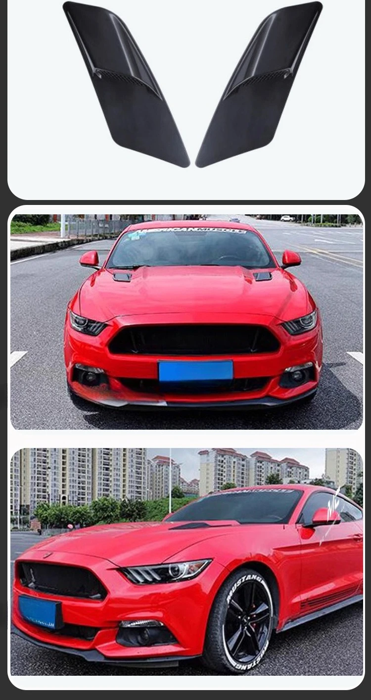 

Ford, Mustang, Carbon Fiber Cover Wind Cutter, Cover Trends Between 2015 and 2017 Accesorios Para Vehículos