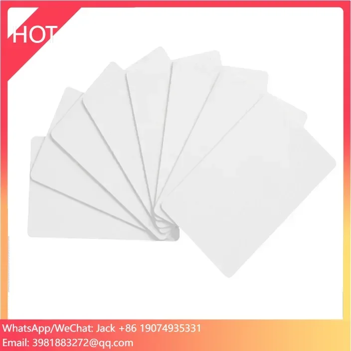 

125KHZ EM 4305 T5557 13.56MHZ M1 White Card Key RFID Hotel Lock System