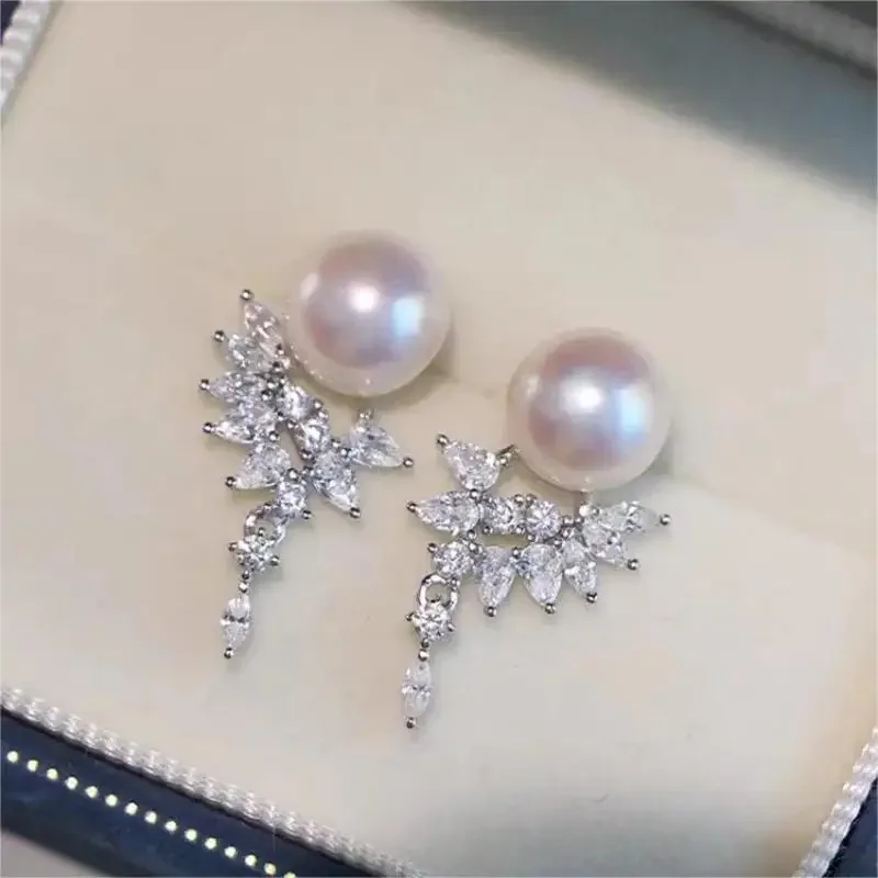 Pirmiana 2023 Most Popular Exquisite  Earrings  Pearl Main Stone with Cubic Zirconia Side Stone  Gift for Women